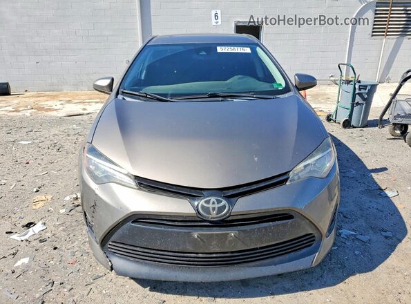 2T1BURHE4HC862883 2017 TOYOTA COROLLA Gray Դիմացի տեսք
