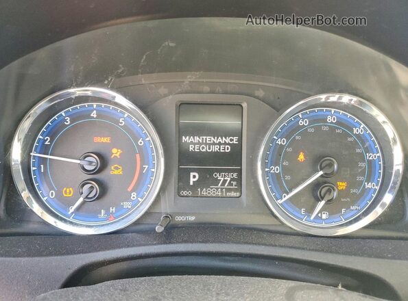 2T1BURHE4HC862883 2017 TOYOTA COROLLA Gray Սարքավորումների վահանակի տեսք