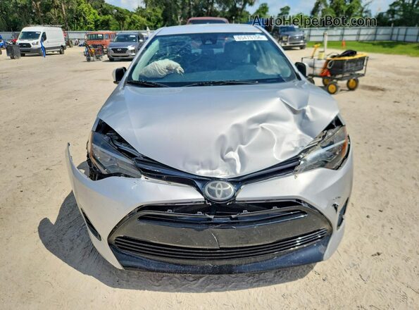 2T1BURHE4HC901746 2017 TOYOTA COROLLA Silver წინა ხედი