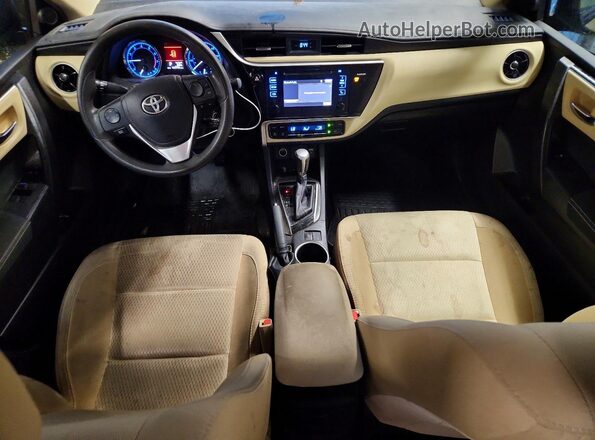 2T1BURHE4HC915131 2017 TOYOTA COROLLA Black Dashboard view