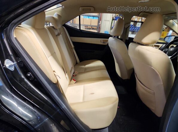 2T1BURHE4HC915131 2017 TOYOTA COROLLA Black Rear seats view