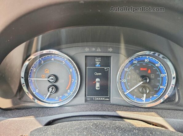 2T1BURHE4HC942314 2017 TOYOTA COROLLA White Vista del cuadro de instrumentos