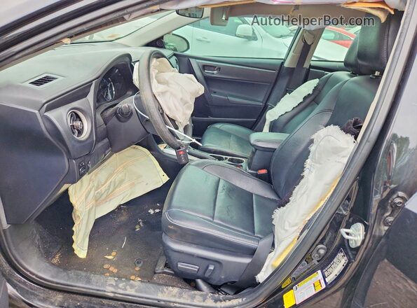 2T1BURHE4HC942409 2017 TOYOTA COROLLA Black Вид салону спереду