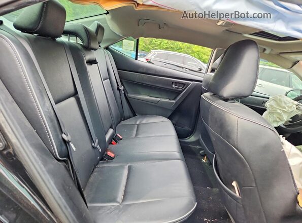 2T1BURHE4HC942409 2017 TOYOTA COROLLA Black Вид задніх сидінь