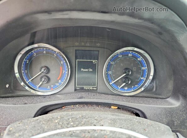 2T1BURHE4HC942409 2017 TOYOTA COROLLA Black Вид щитка приладів