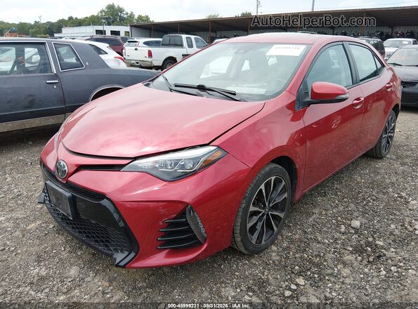 2T1BURHE4HC942748 2017 TOYOTA COROLLA Red Передня ліва чверть