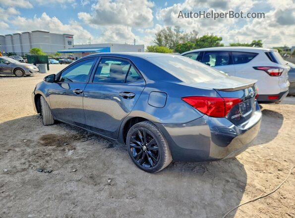 2T1BURHE4JC001807 2018 TOYOTA COROLLA Серый Задняя левая четверть