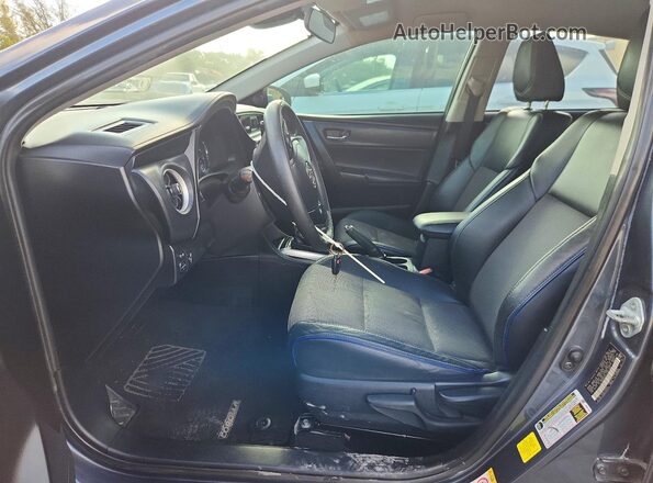 2T1BURHE4JC001807 2018 TOYOTA COROLLA Серый Вид салона спереди