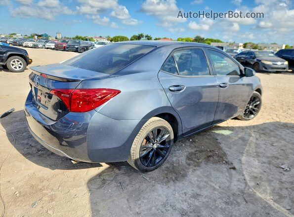 2T1BURHE4JC001807 2018 TOYOTA COROLLA Серый Задняя правая четверть