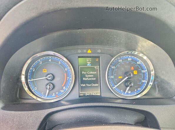 2T1BURHE4JC001807 2018 TOYOTA COROLLA Серый Вид щитка приборов