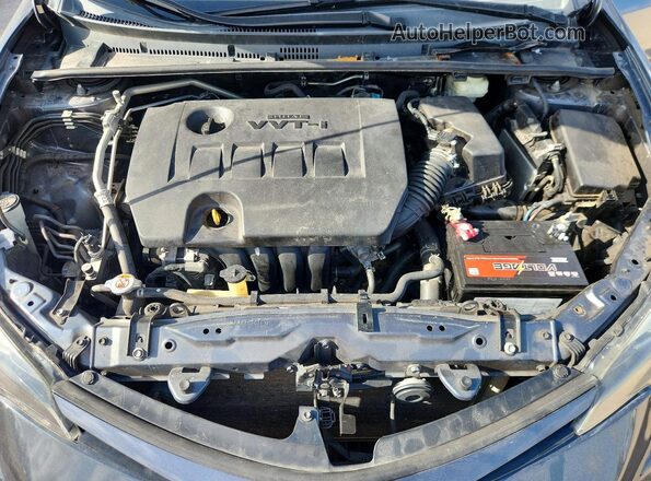 2T1BURHE4JC001807 2018 TOYOTA COROLLA Серый Вид задней части салона