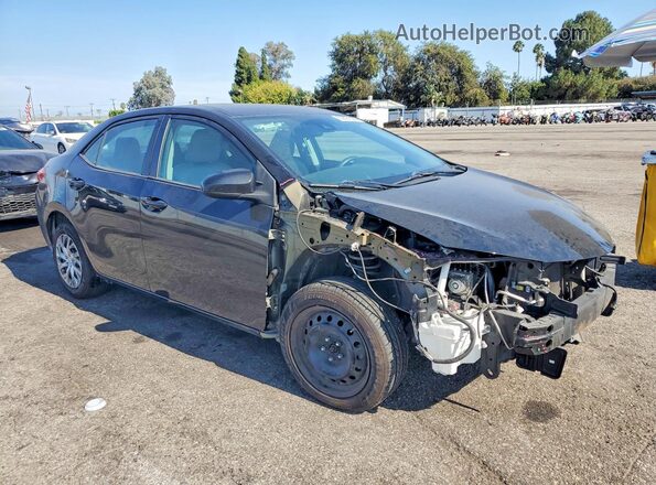 2T1BURHE4JC029915 2018 TOYOTA COROLLA Black Przód prawy