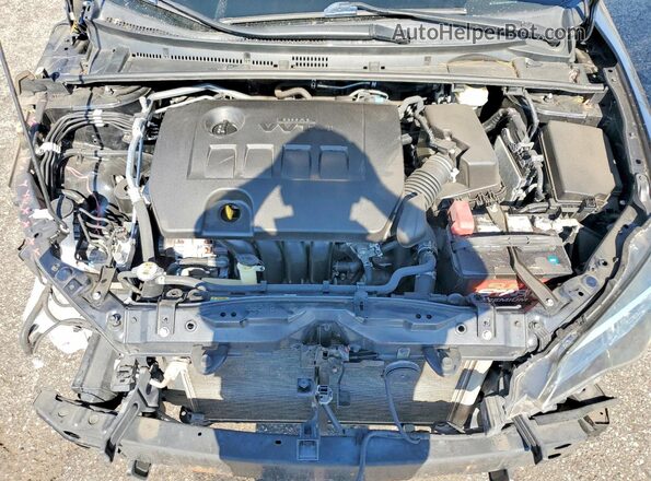2T1BURHE4JC029915 2018 TOYOTA COROLLA Black Widok wnętrza z tyłu