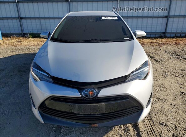 2T1BURHE4JC043197 2018 TOYOTA COROLLA Silver Vista frontal