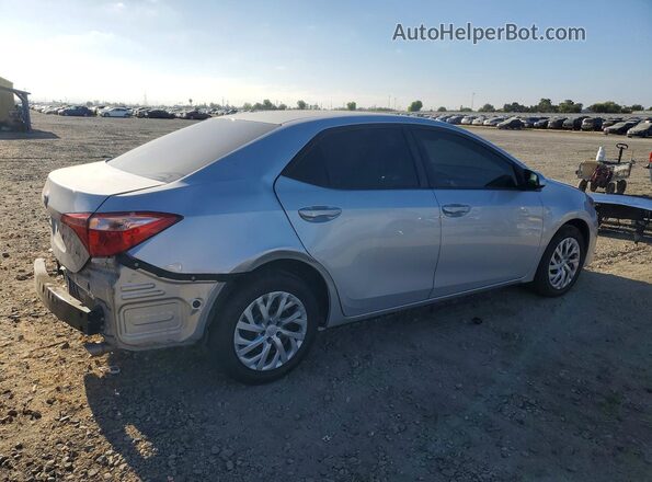 2T1BURHE4JC043197 2018 TOYOTA COROLLA Silver Trasero derecho
