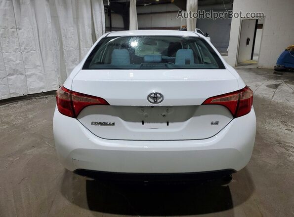2T1BURHE4JC047430 2018 TOYOTA COROLLA White Rear view