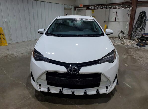 2T1BURHE4JC047430 2018 TOYOTA COROLLA White Front view