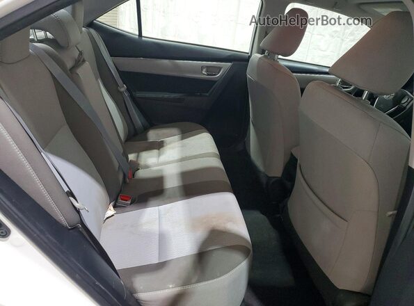 2T1BURHE4JC047430 2018 TOYOTA COROLLA White Rear seats view