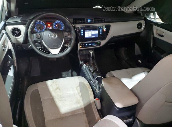 2T1BURHE4JC047430 2018 TOYOTA COROLLA White Dashboard view