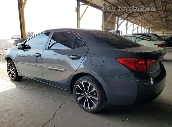 2T1BURHE4JC069072 2018 TOYOTA COROLLA Gray Rear left