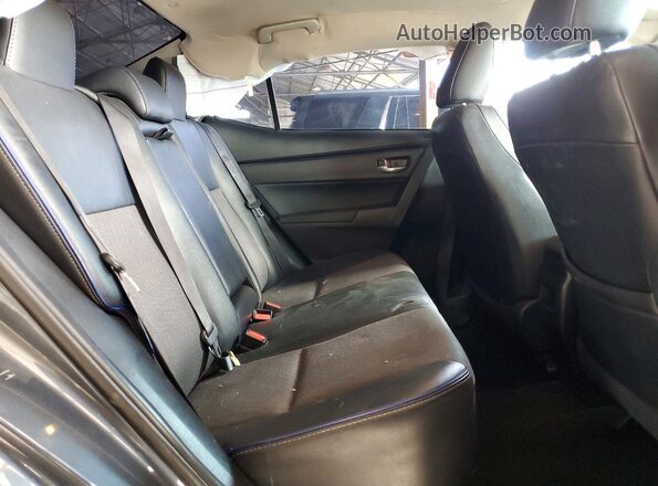 2T1BURHE4JC069072 2018 TOYOTA COROLLA Gray Rear seats view
