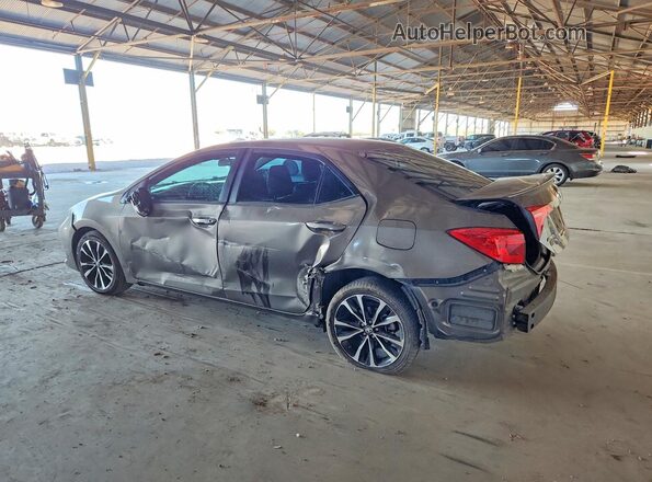 2T1BURHE4JC074823 2018 TOYOTA COROLLA Brown უკანა მარცხენა