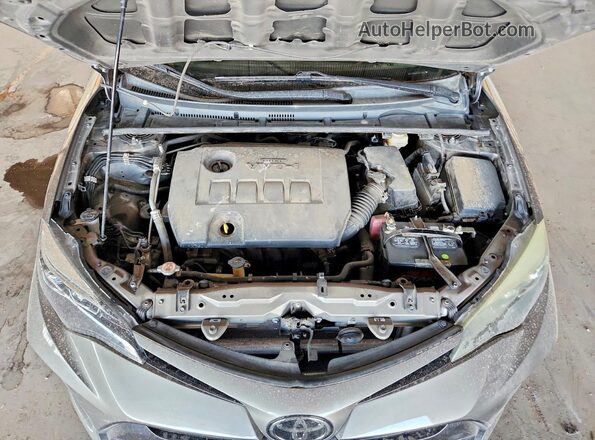 2T1BURHE4JC074823 2018 TOYOTA COROLLA Brown უკანა სალონის ხედი