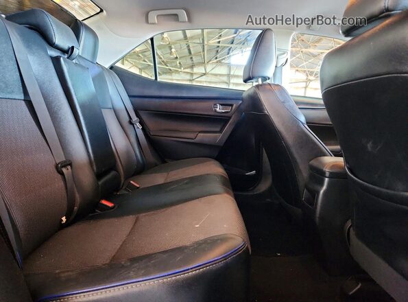 2T1BURHE4JC074823 2018 TOYOTA COROLLA Brown უკანა სავარძლების ხედი