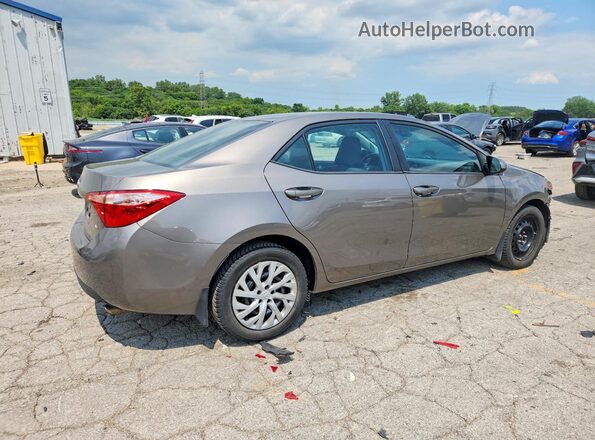 2T1BURHE4JC079701 2018 TOYOTA COROLLA Желто-коричневый Задняя правая четверть