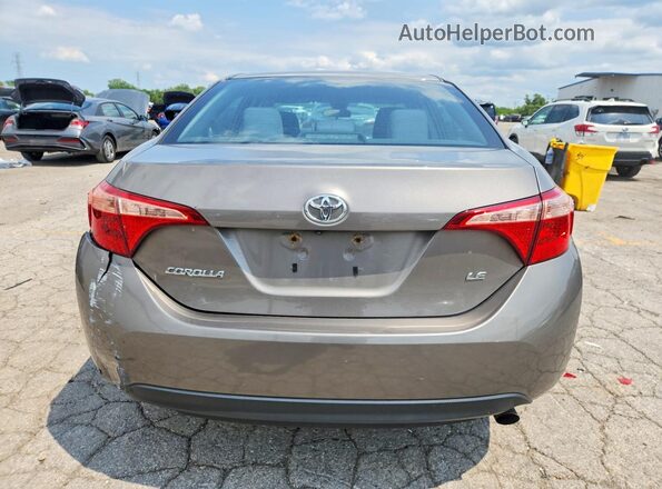 2T1BURHE4JC079701 2018 TOYOTA COROLLA Желто-коричневый Вид сзади