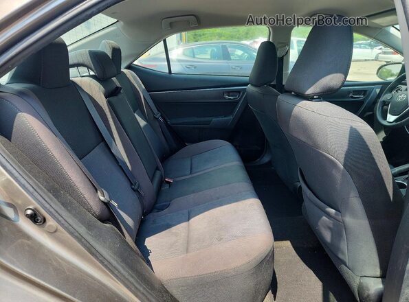 2T1BURHE4JC079701 2018 TOYOTA COROLLA Желто-коричневый Вид задних сидений