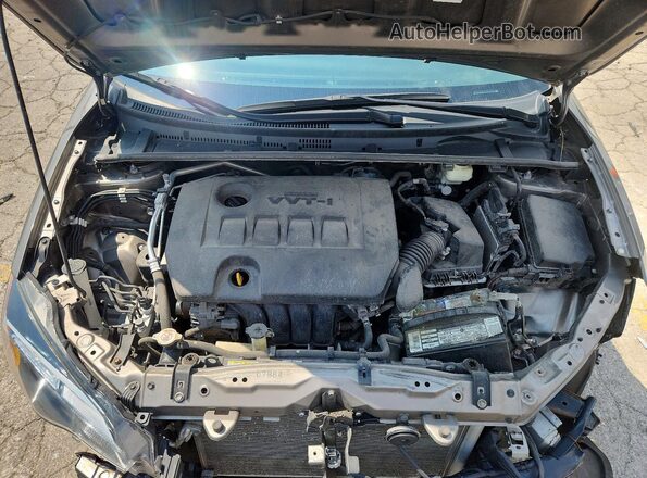 2T1BURHE4JC079701 2018 TOYOTA COROLLA Желто-коричневый Вид задней части салона