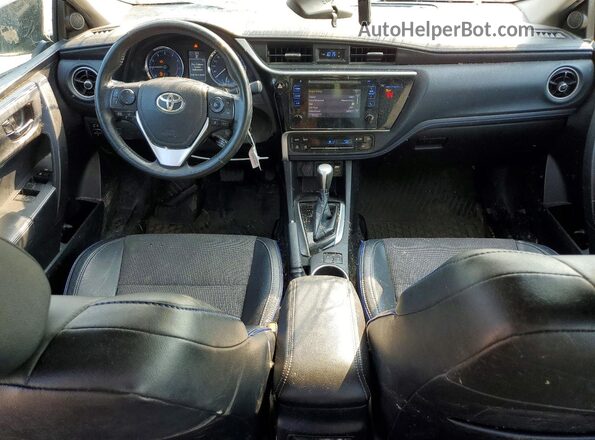 2T1BURHE4JC082954 2018 TOYOTA COROLLA Black წინა პანელის ხედი