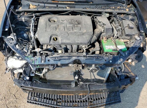 2T1BURHE4JC082954 2018 TOYOTA COROLLA Black უკანა სალონის ხედი