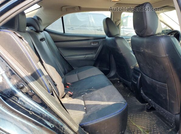 2T1BURHE4JC082954 2018 TOYOTA COROLLA Black უკანა სავარძლების ხედი