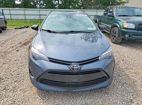 2T1BURHE4JC087636 2018 TOYOTA COROLLA Blue Вид спереду