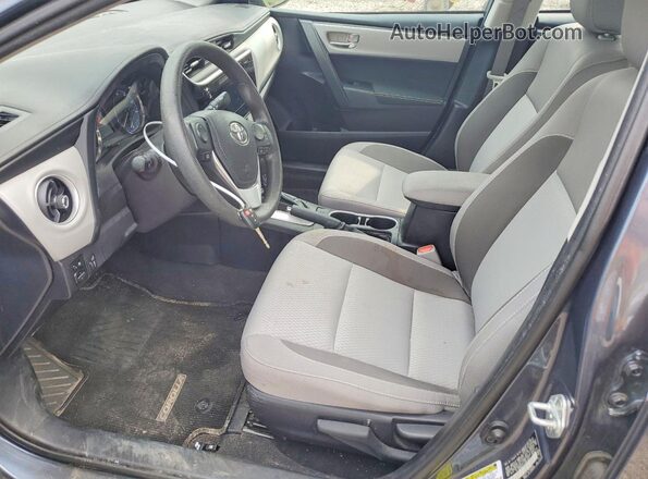 2T1BURHE4JC087636 2018 TOYOTA COROLLA Blue Вид салону спереду