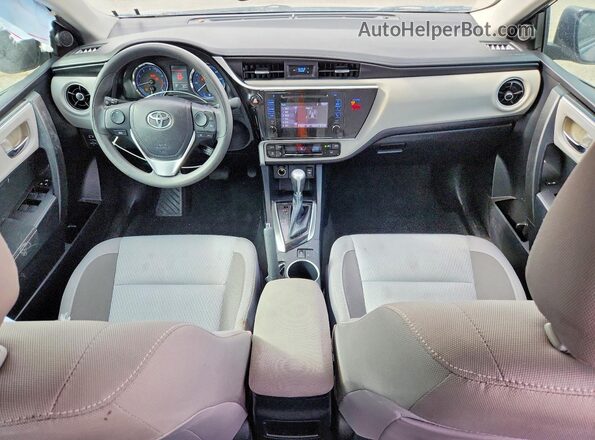 2T1BURHE4JC089516 2018 TOYOTA COROLLA Teal წინა პანელის ხედი