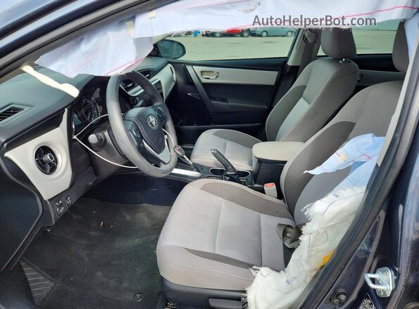 2T1BURHE4JC089516 2018 TOYOTA COROLLA Teal წინა სალონის ხედი