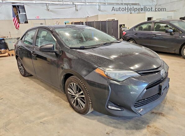 2T1BURHE4JC097485 2018 TOYOTA COROLLA Gray Առջևի աջ