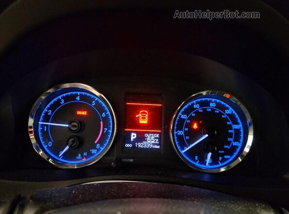 2T1BURHE4JC097485 2018 TOYOTA COROLLA Gray Սարքավորումների վահանակի տեսք