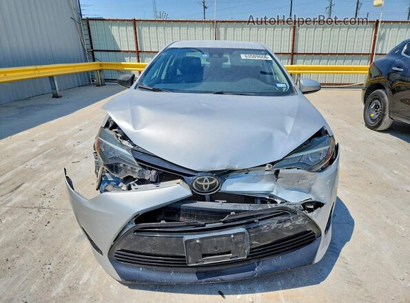 2T1BURHE4JC969647 2018 TOYOTA COROLLA Silver წინა ხედი