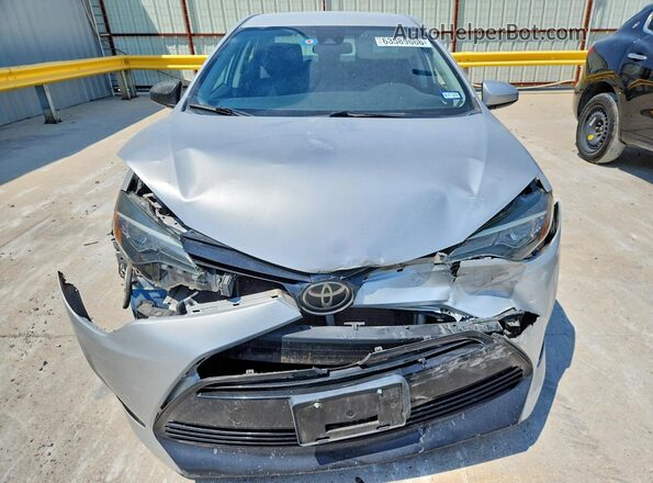2T1BURHE4JC969647 2018 TOYOTA COROLLA Silver უკანა სალონის ხედი