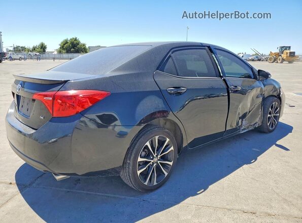 2T1BURHE4JC997030 2018 TOYOTA COROLLA Black უკანა მარჯვენა