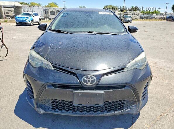 2T1BURHE4JC997030 2018 TOYOTA COROLLA Black წინა ხედი