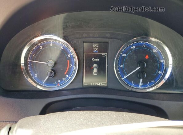 2T1BURHE4JC997030 2018 TOYOTA COROLLA Black ხელსაწყოთა პანელის ხედი