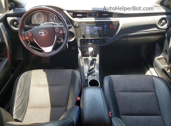 2T1BURHE4JC997030 2018 TOYOTA COROLLA Black წინა პანელის ხედი