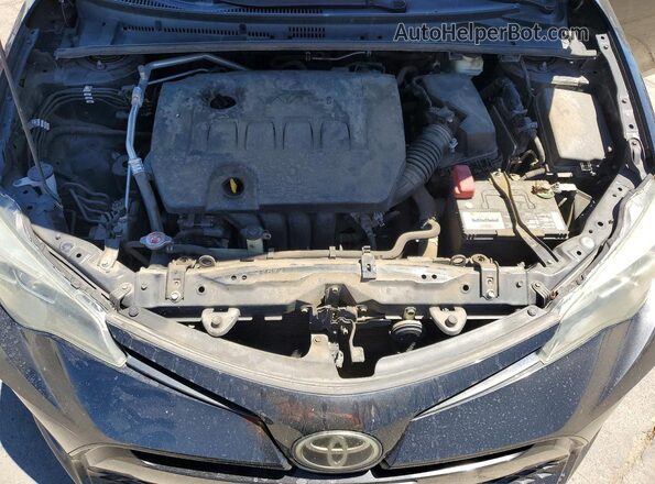 2T1BURHE4JC997030 2018 TOYOTA COROLLA Black უკანა სალონის ხედი