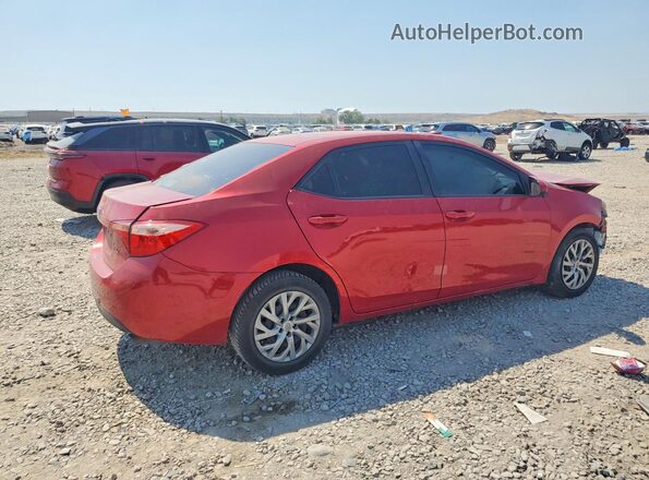 2T1BURHE4KC140868 2019 TOYOTA COROLLA Красный Задняя правая четверть