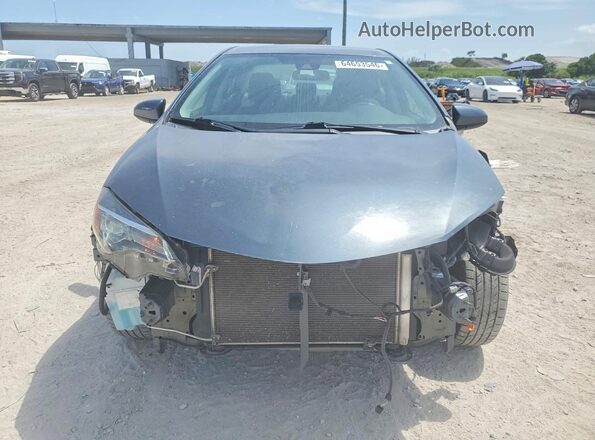 2T1BURHE4KC164572 2019 TOYOTA COROLLA Серый Вид спереди
